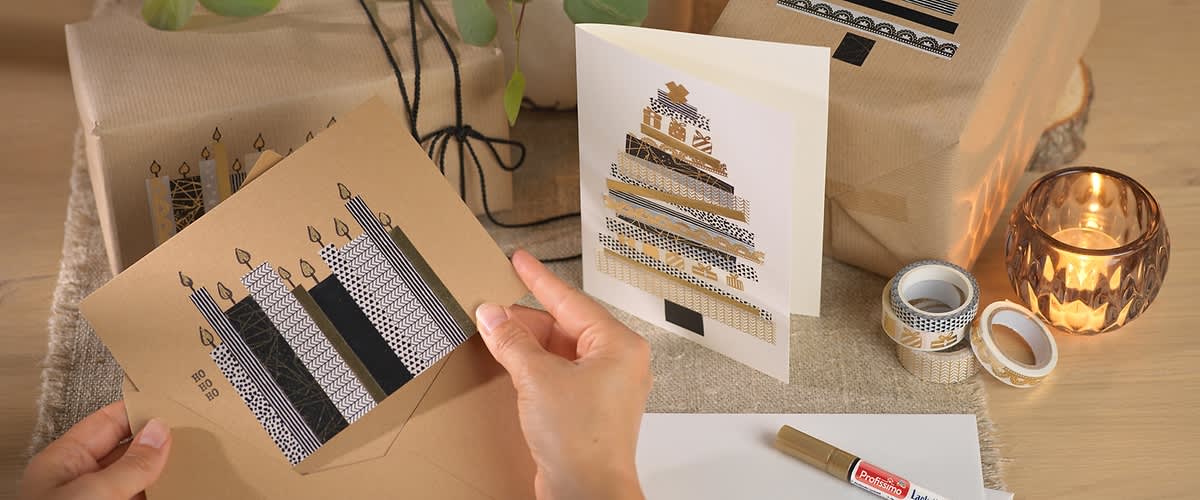 Weihnachtspost Washi Tape Aufmacher