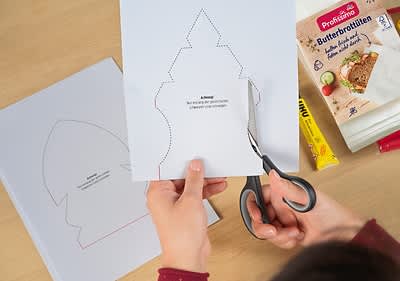 Schritt 1 Muster ausschneiden