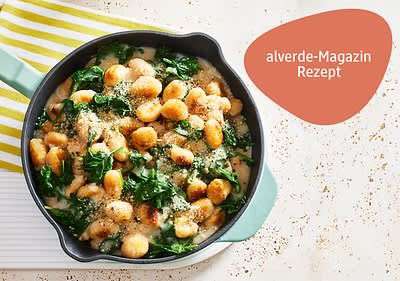 Bild von Rezept Zitronen-Gnocchi-Pfanne mit Spinat