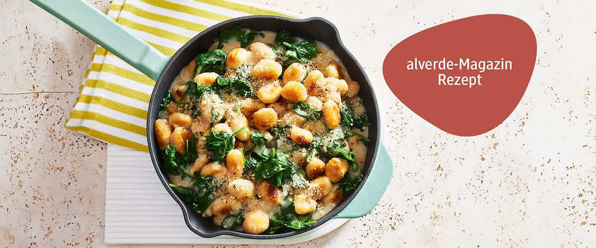Bild von Rezept Zitronen-Gnocchi-Pfanne mit Spinat