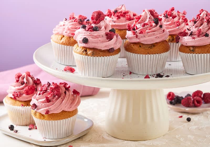 Fruchtige Geburtstagsmuffins