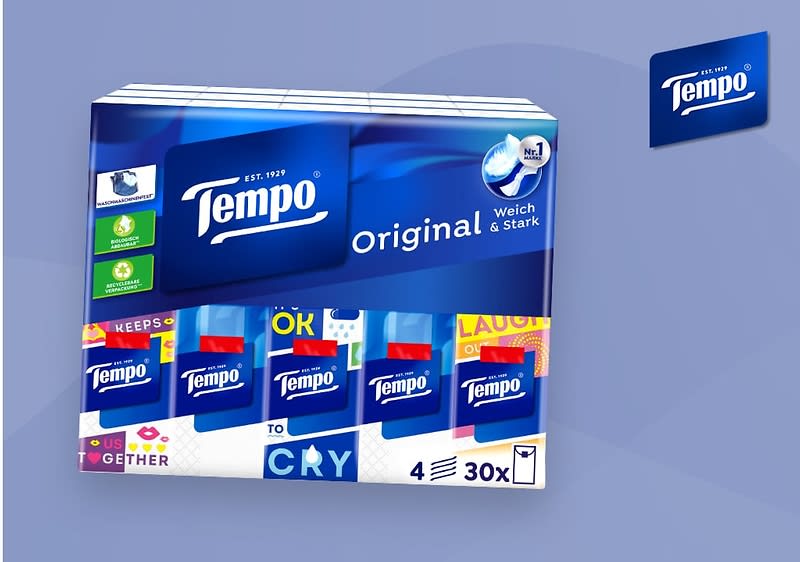 Das neue Feuchte Toilettenpapier „Green Harmony“ ist dermatologisch getestet.