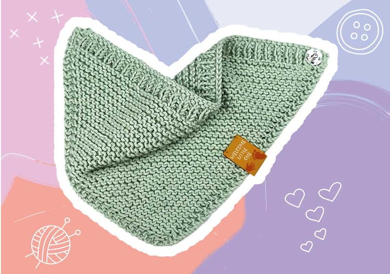 Gestricktes Baby-Halstuch