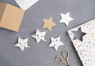 Vorlage ausdrucken, zeichnen, beschneiden