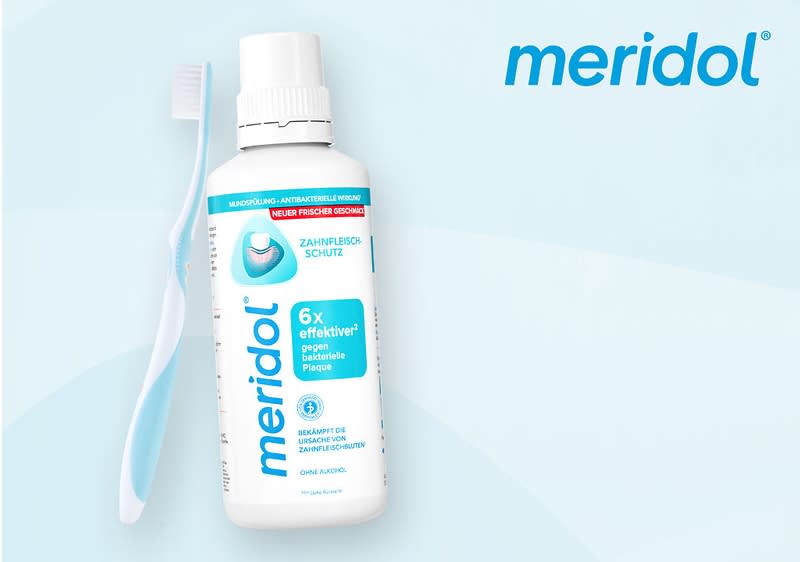Mit meridol® bekämpfst Du die Ursache von Zahnfleischbluten.