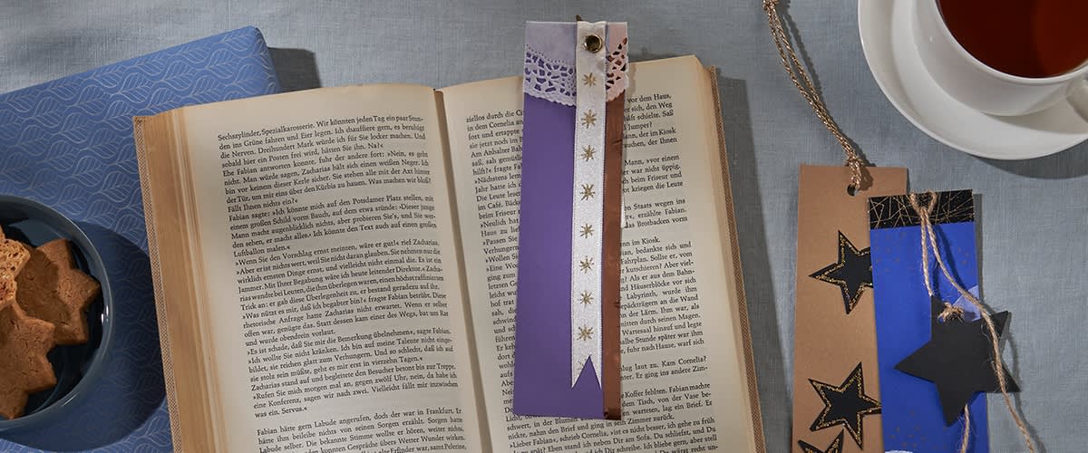 Weihnachtliches Lesezeichen Aufmacher