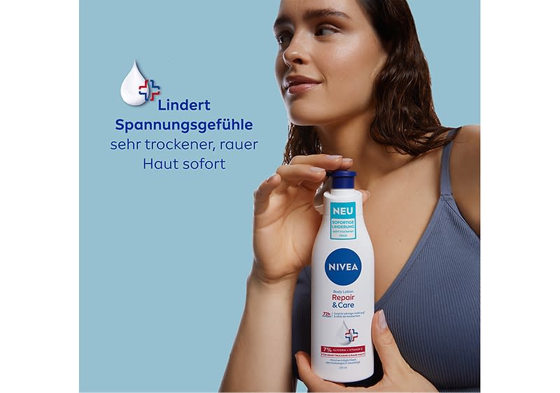 NIVEA Body Lotion Repair & Care Pumpe