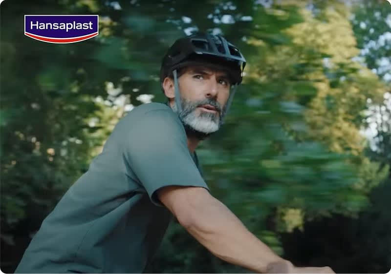 Entdecke die Hansaplast Protective Bandagen – ideal für Sportler*innen.
