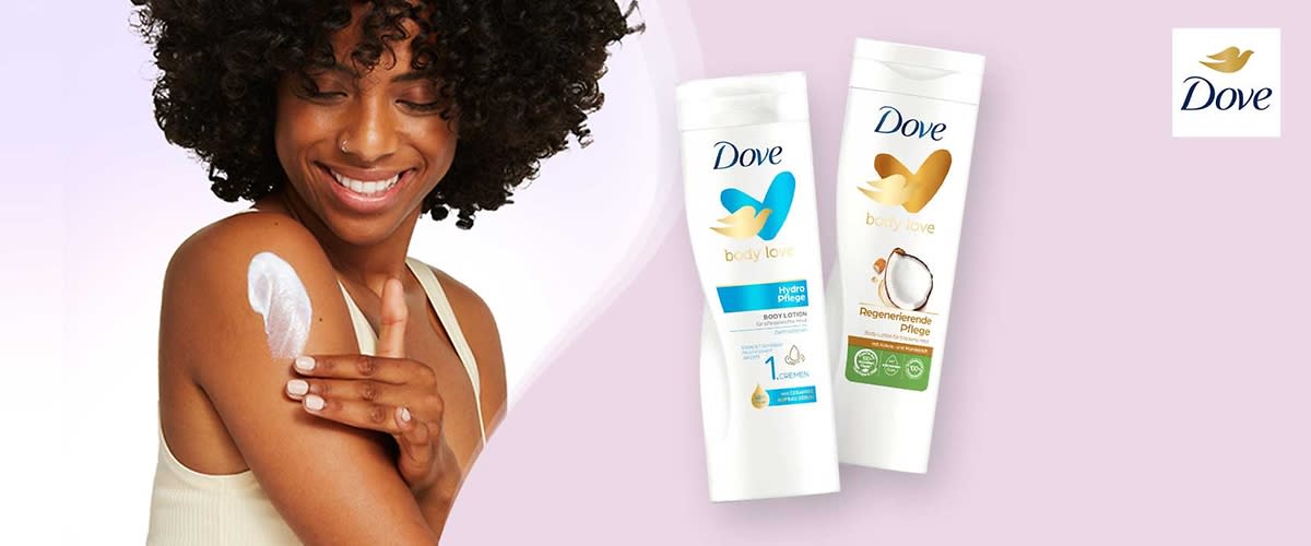 Entdecke die Bodylotions von Dove