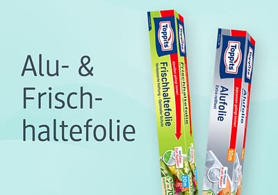 Alufolie, Gefrierbeutel & Co.