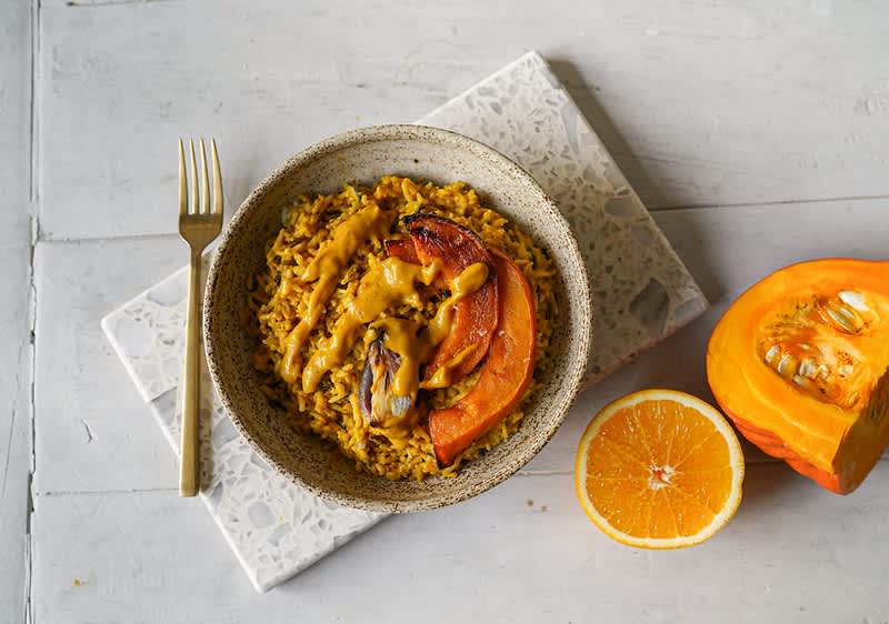 Creamy Pumpkin Rice