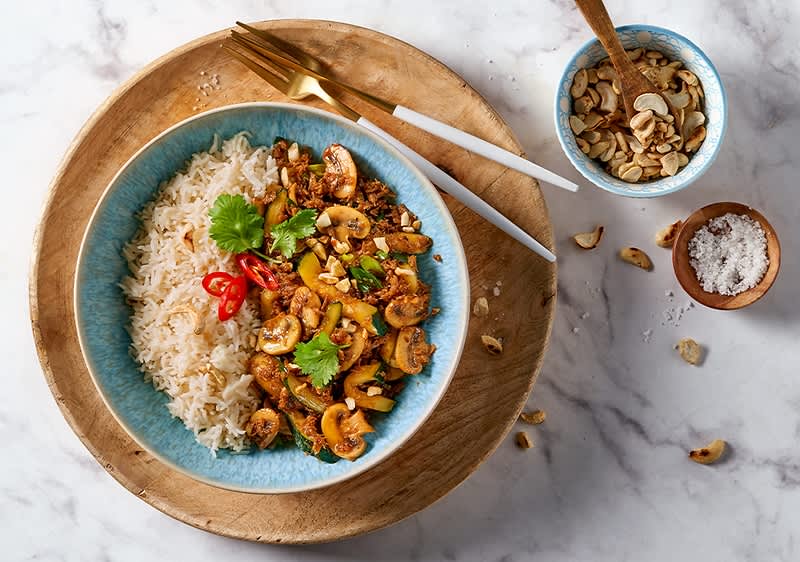 Teriyaki-Veggie-Hack süß sauer | Rezept