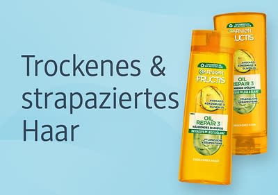 Garnier Fructis Oil Repair 3 pflegt strapaziertes Haar intensiv mit drei schwerelosen Ölen.