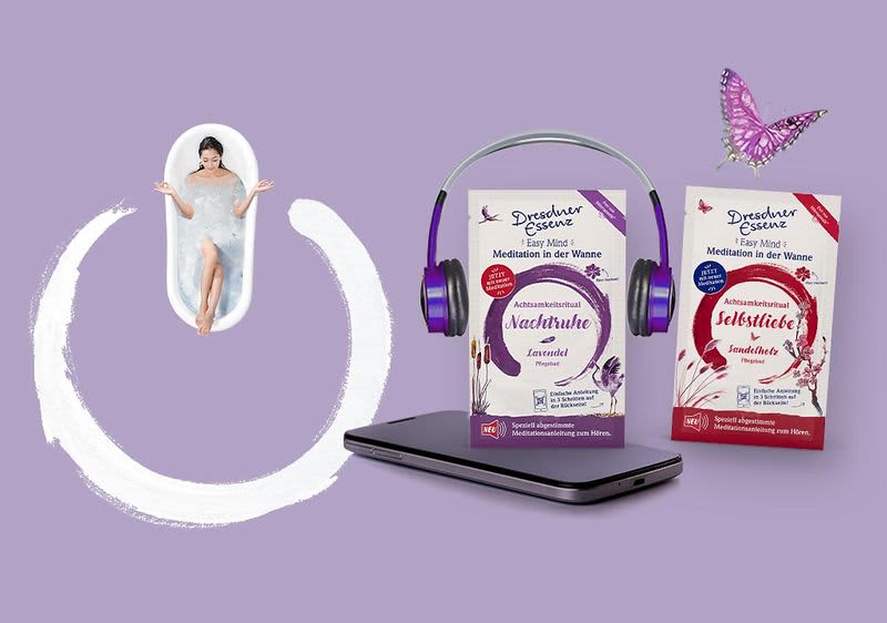 Verwöhnen Sie Körper und Geist mit Dresdner Essenz Easy Mind Pflegebädern.