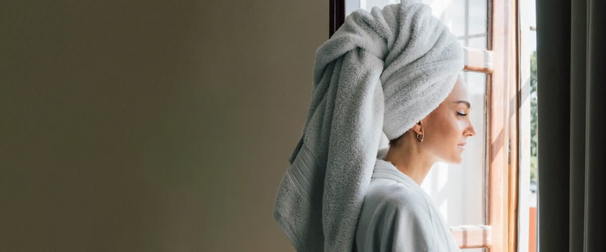 Haarturban verwenden