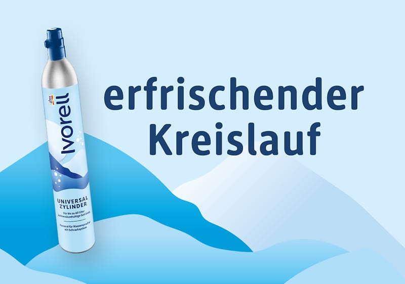 Ivorell SODA Universalzylinder - nachhaltiger Kreislauf