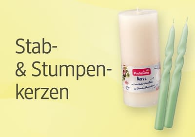 Stab- & Stumpenkerzen