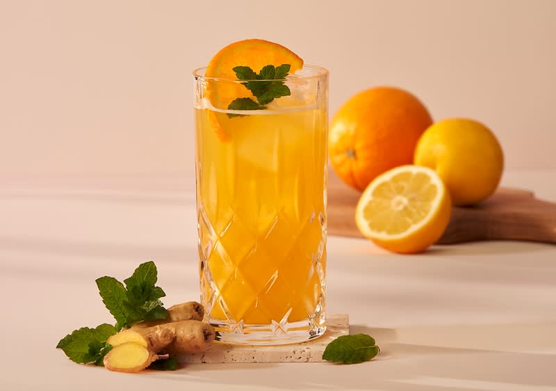 Mocktail Zitrus-Ingwer-Twist