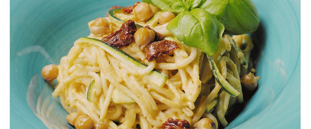 Creamy vegan Pasta Aufmacher