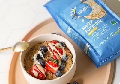 Wärmendes Frühstück mit Davert