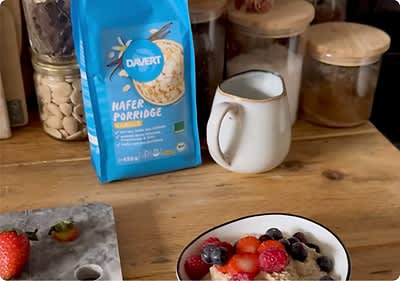 Video von Davert zum winterlichen Frühstück