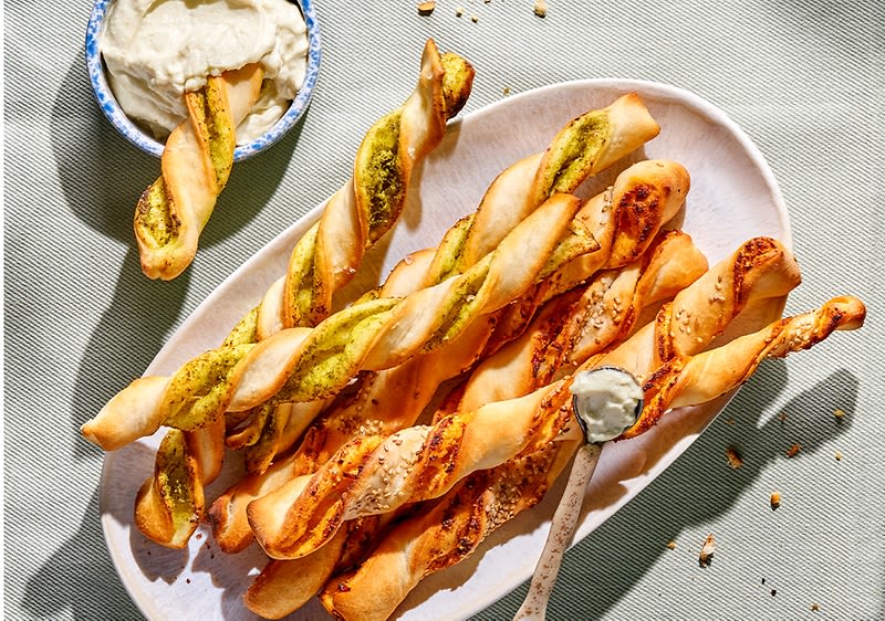 Pikante Pizzastangen