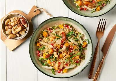 Süßkartoffel Mangold Salat 