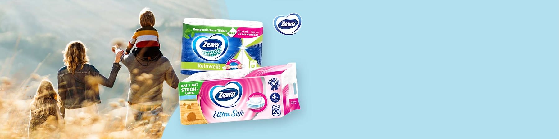 Wohlbefinden jeden Tag mit den Produkten von Zewa