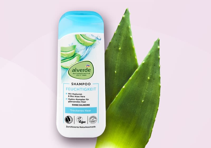 alverde Feuchtigkeits Shampoo mit Aloe Vera
