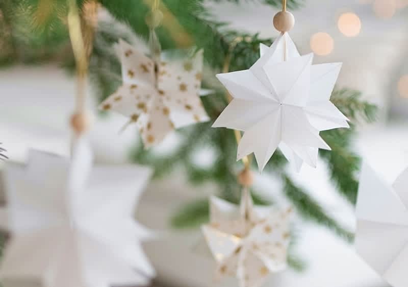 Weihnachtssterne Papier