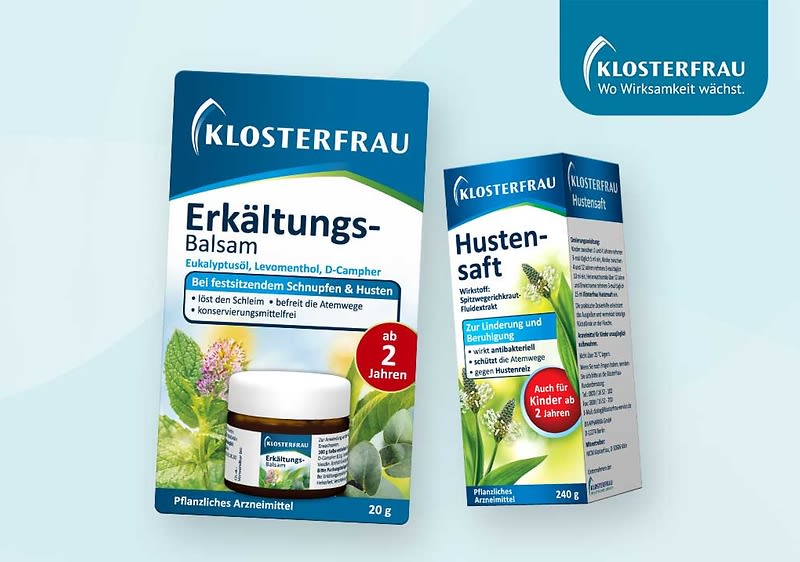Erkältungsbalsam und Hustensaft von Klosterfrau