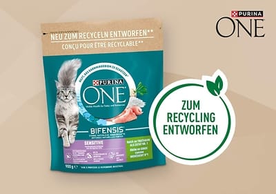 Ökologisch verpackt: PURINA ONE für eine grünere Zukunft