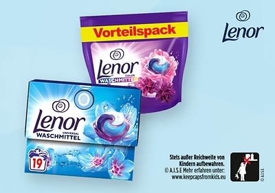 Lenor ECOCLIC® Kartonbox: Entdecke die neue Art der Verpackung.