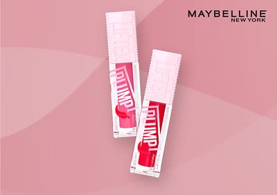 Pralle Lippen mit dem Lippgloss von Maybelline