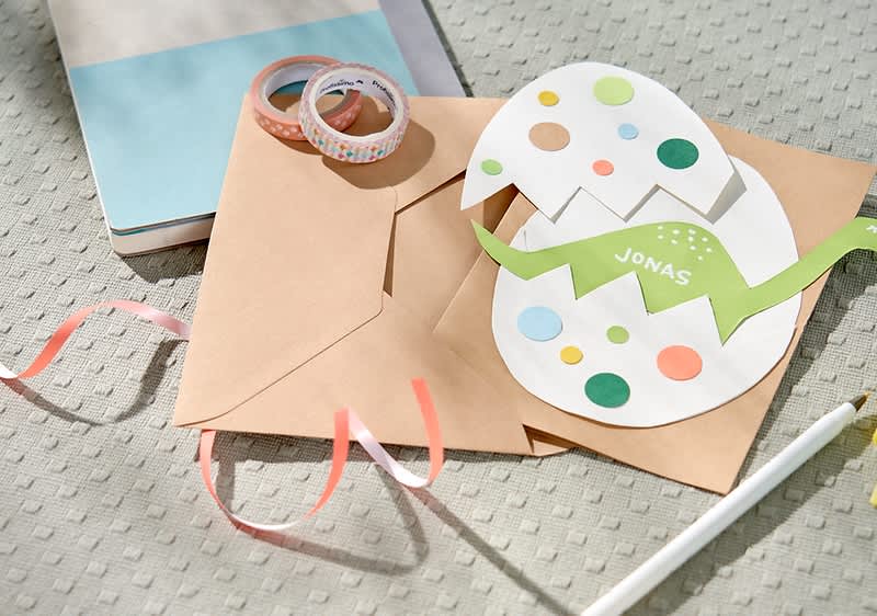 Dino Einladungskarten für den Kindergeburtstag