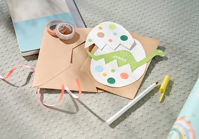 Ergebnis Bild 1 Dino Einladungskarten 