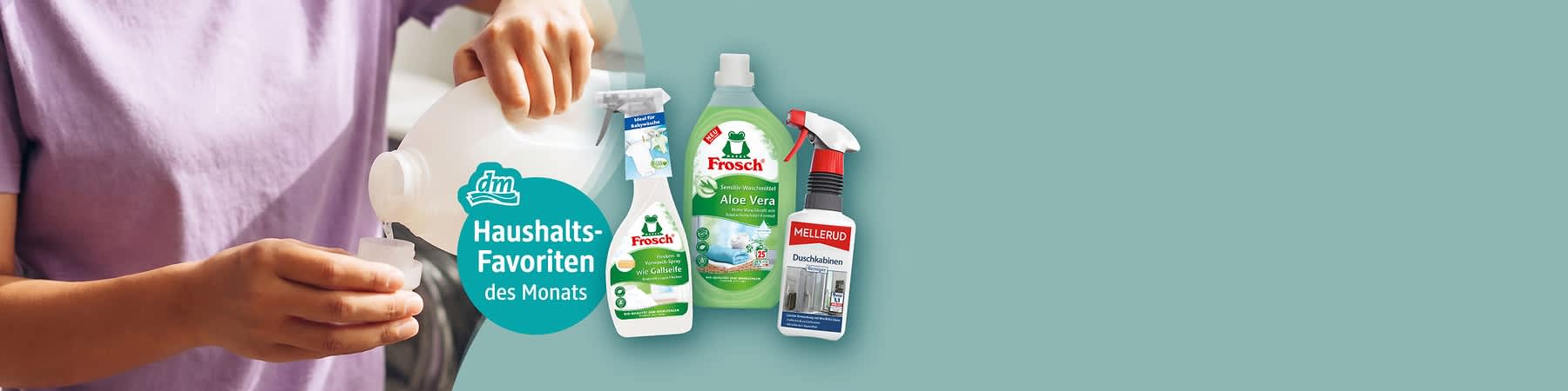 grünes Spülmittel in einer Kunststoffflasche mit weißer Verschlusskappe, sichtbare Aufschrift „Aloe Vera“ und Teil eines roten Logos links am Bildrand. Bild mithilfe von KI erstellt