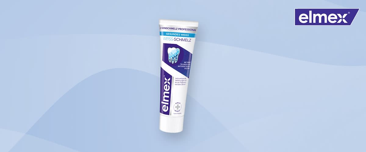 elmex® Zahnschmelz Professional Weiss-Schmelz Zahnpasta hellt Deine Zähne auf