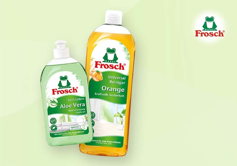 Frosch steht für Kreislaufwirtschaft