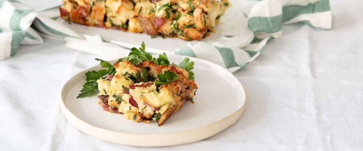 Der deftige Brotauflauf aus Tschechien