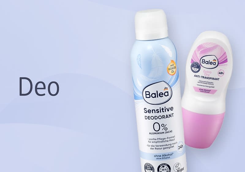 Deo-Produkte von Balea