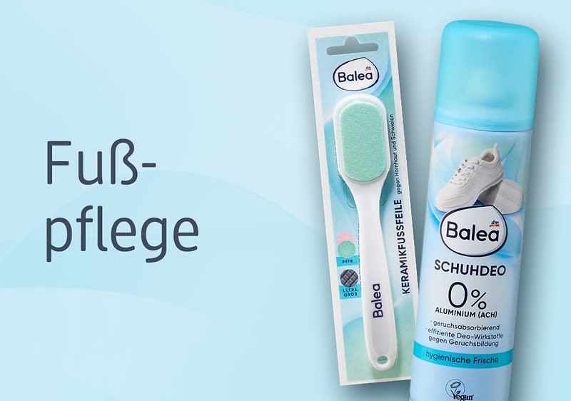 Fußpflege-Set mit Deo und Feile