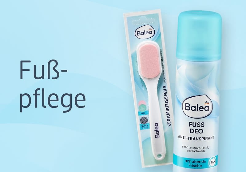 Fußpflege-Set mit Deo und Feile