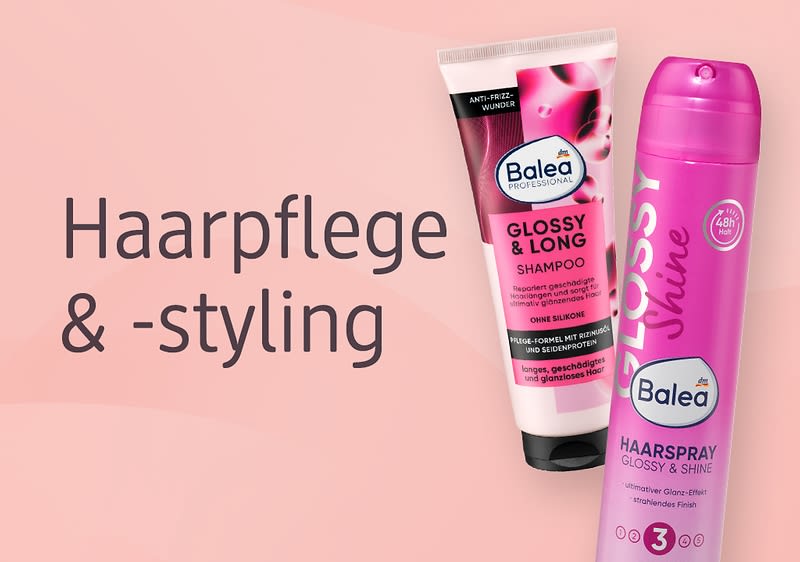 Zwei Haarpflege und Styling Produkte von Balea