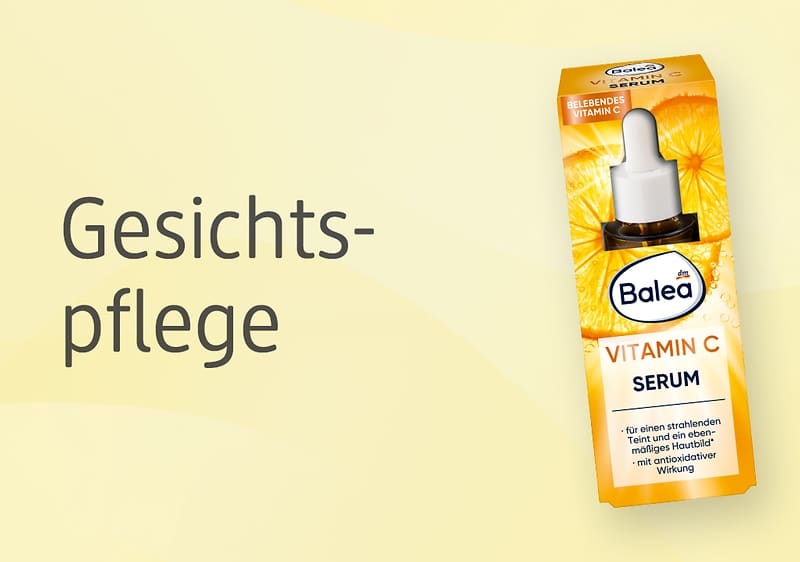 Gesichtspflegeprodukte von Balea