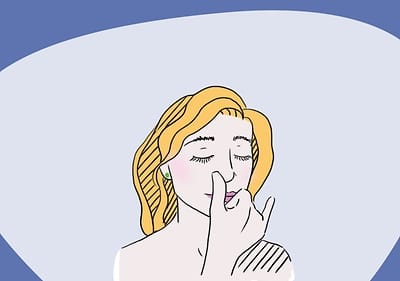 Illu einer Atemübung