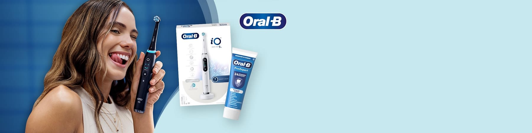 Oral-B hilft Ihnen, Ihre Zahngesundheit zu erhalten.