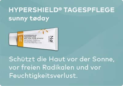 Hypershield® Tagespflege sunny tøday Schützt die Haut vor der Sonne, vor freien Radikalen und vor Feuchtigkeitsverlust.