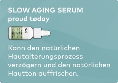  Slow Aging Serum proud tøday Kann den natürlichen Hautalterungsprozess verzögern und den natürlichen Hautton auffrischen.  