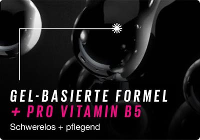 Die Gel-basierte Formel pflegt die Wimpern.